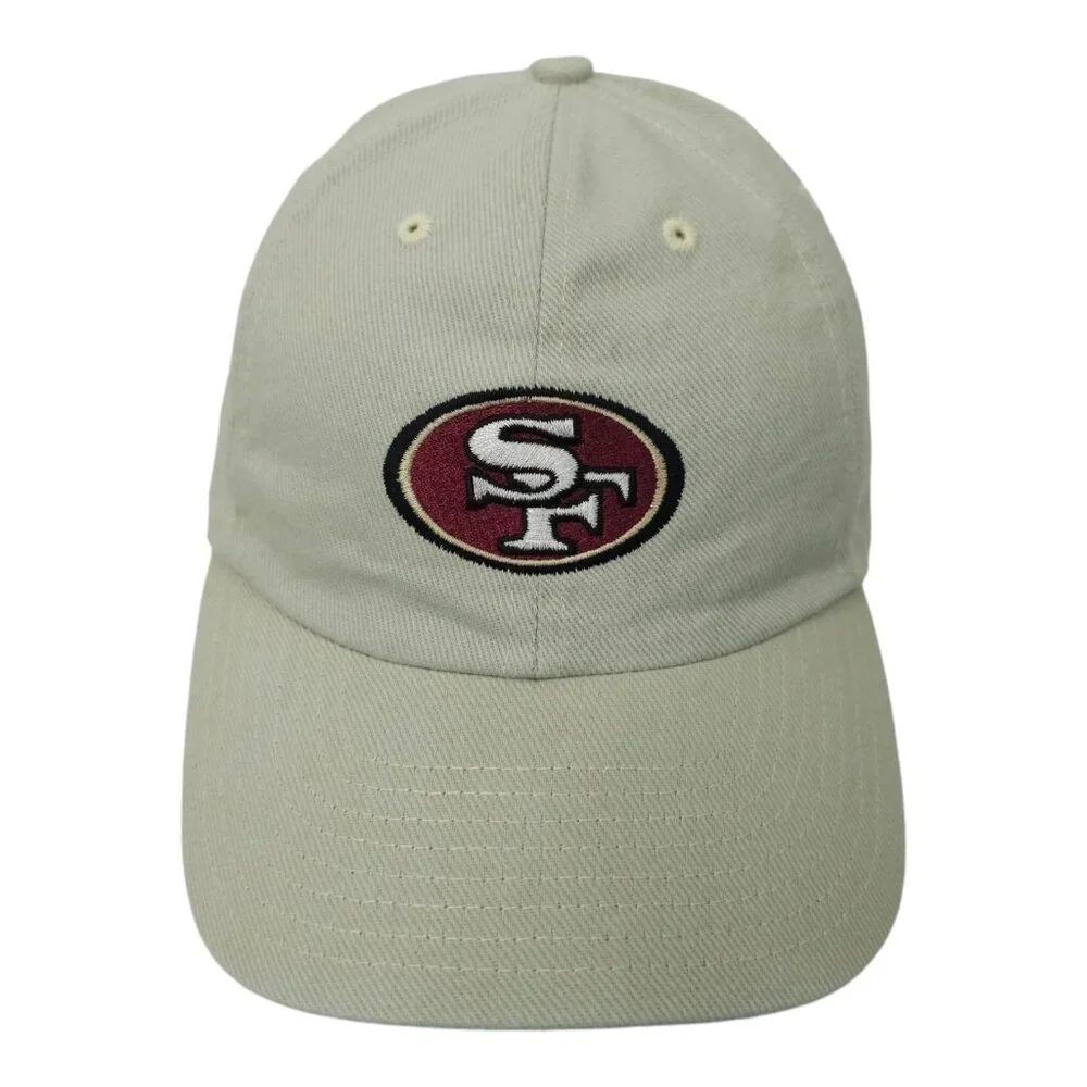 NFL San Francisco 49ers Adjustable Strapback Cap Football Baseball Hat Khaki